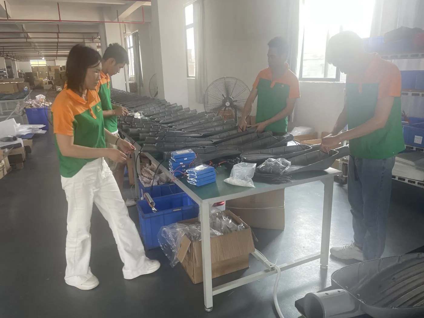 WONENG POWER factory — aging and burn-in area