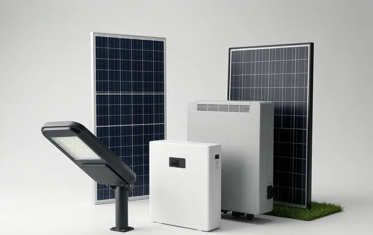 WONENG POWER solar lighting and energy storage product range