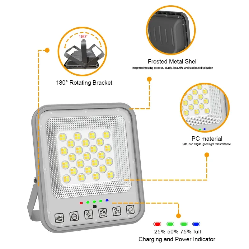 50W Solar Flood Light (WN-RGB-F05-50W-NY)